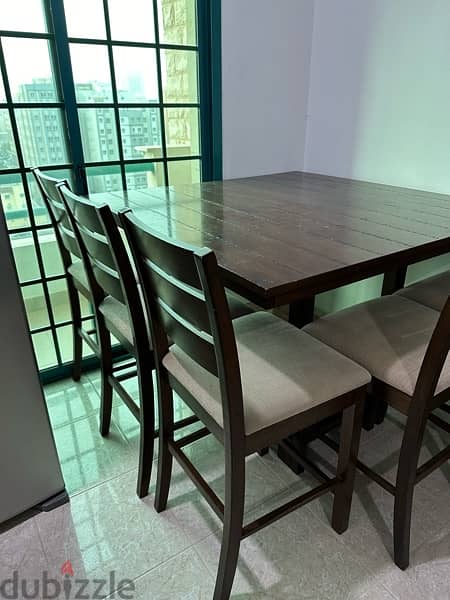 dining table and 6 chairs 1