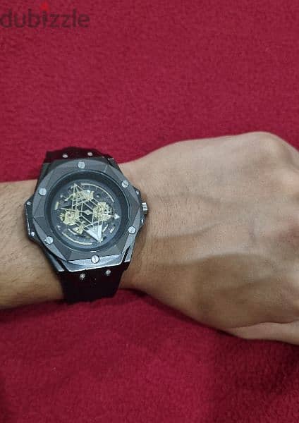 Hublot Sang Bleu II Automatic Replica - Black Edition 2