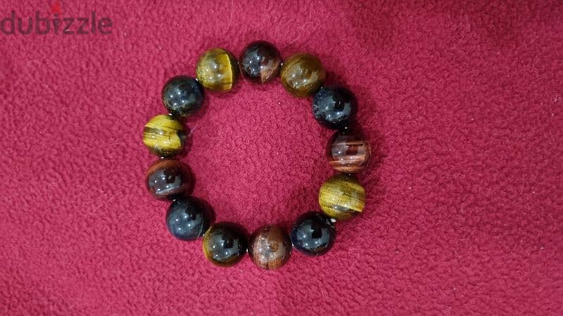 Big Gemstone Bracelet (Tiger Eye , Lapis Lazuli) 5