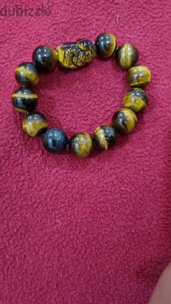 Big Gemstone Bracelet (Tiger Eye , Lapis Lazuli) 6