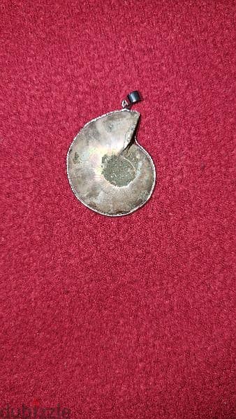 Ammonite Fossil Gemstone Necklace 1