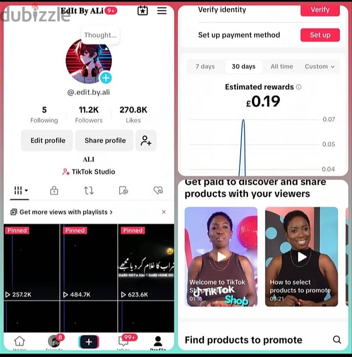 Tiktok Accounts for sale message me for order and inquiriess 0