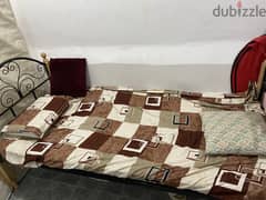 Single bed with mattress