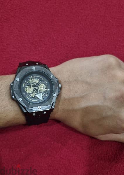 Hublot Sang Bleu II Automatic Replica - Black Edition 8