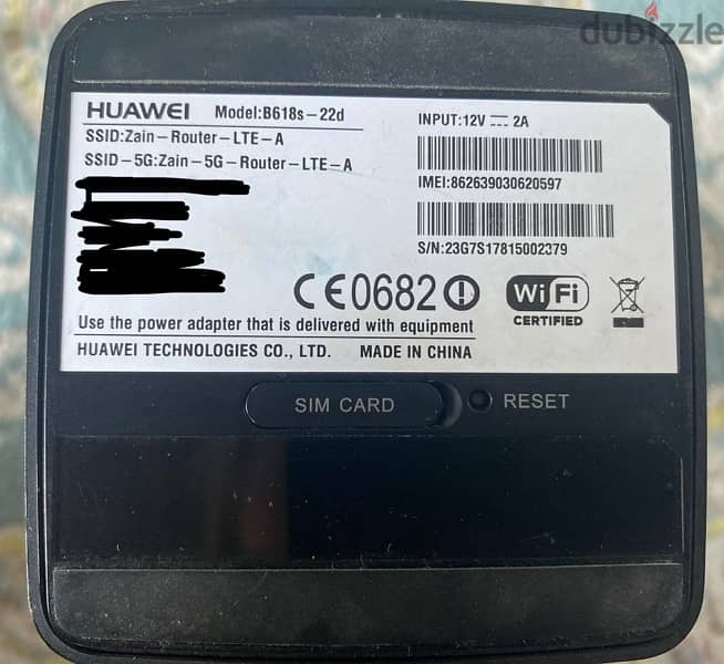 Zain 5G Router (HUAWEI) 3