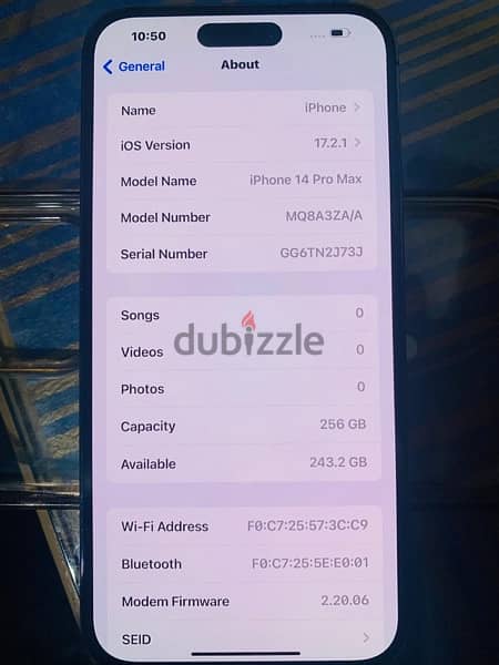 IPhone 14 pro max 256GB 3