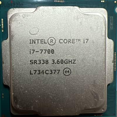 INTEL R CORETM i7 i7-7700 SR338 3.60GHZ