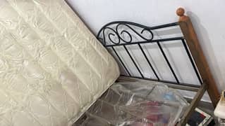 Urgent sale - Iron Bed and mattress - 7 kd only