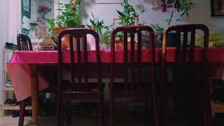 Dining table with 4 chairs