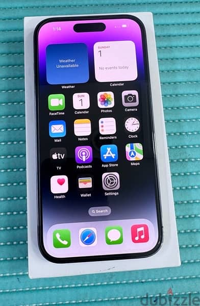 iPhone 14 Pro 5G 256 GB ( Physical Dual Sim) Purple Used! 5