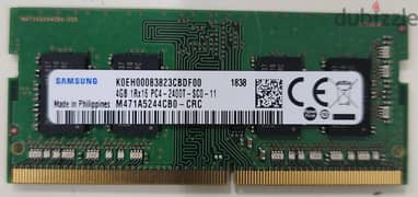 4gb Ddr4 ram for laptop