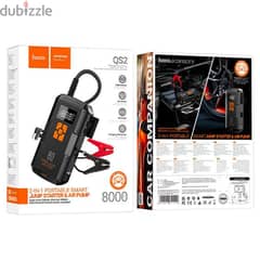 HOCO QS2 Super Energy Portable 4 in 1 Car Jump Starter 8000 MAH , 0