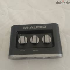 M audio interface. 0