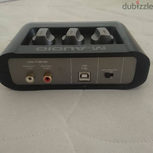 M audio interface. 5