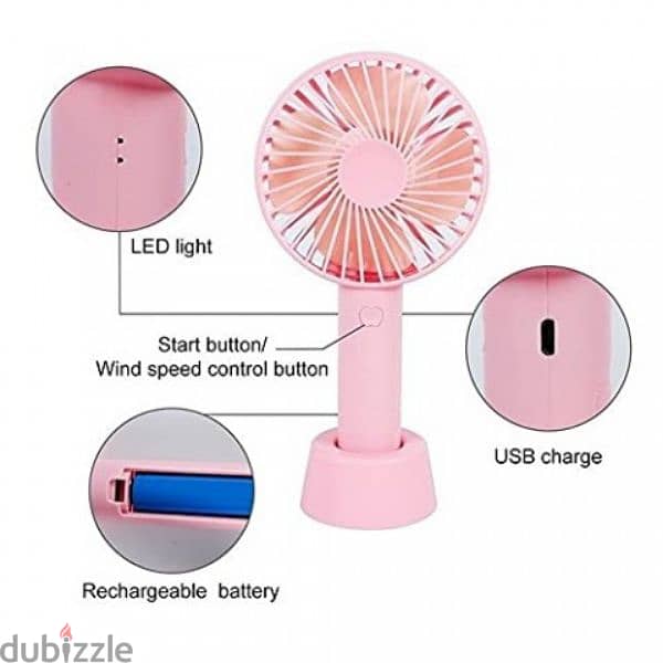 Rechargeable Small Fan 2