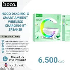 Hoco DS43 15W Wireless Charging Smart Ambient Light Speaker