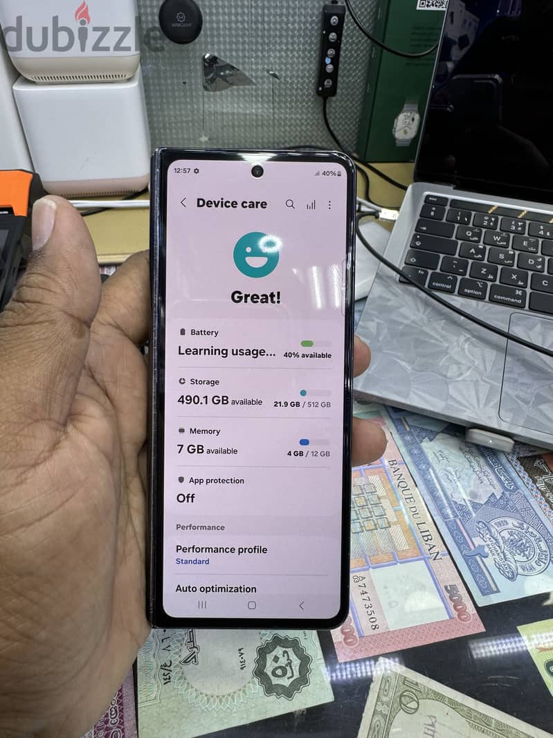 samsung Z fold4 5g  512gb 12+8gb ram  very good condition 1