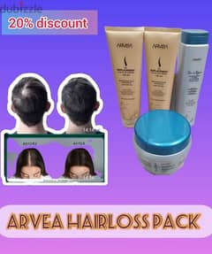 Arvea. . . . Hair loss pack =replacement oil+ care&repair shampoo