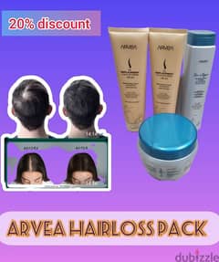 Arvea Hairloss pack Replacement oil+ Care&repair shampoo 0