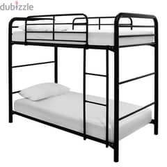 bunk bed with ply and medicate mattress