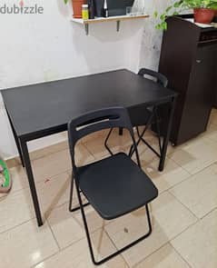 Ikea dining table and 4 chairs