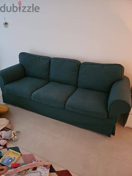 sell sofa 3 seat (ikea brand) 1