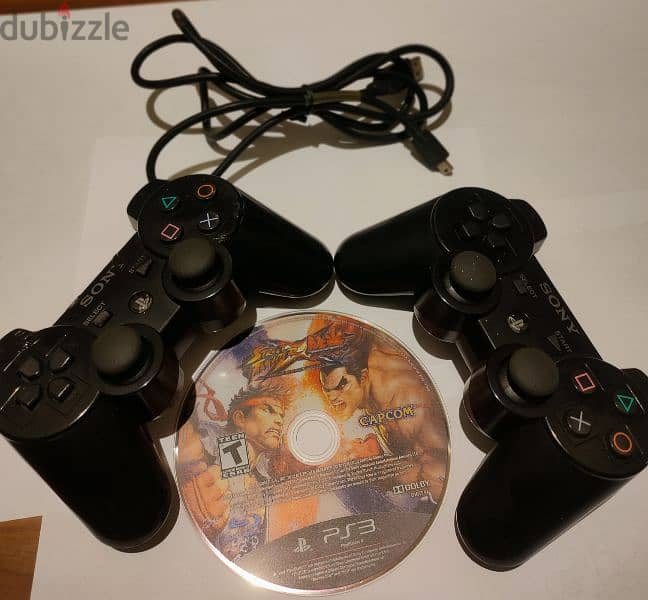 Sony PlayStation game controller +game CD 0