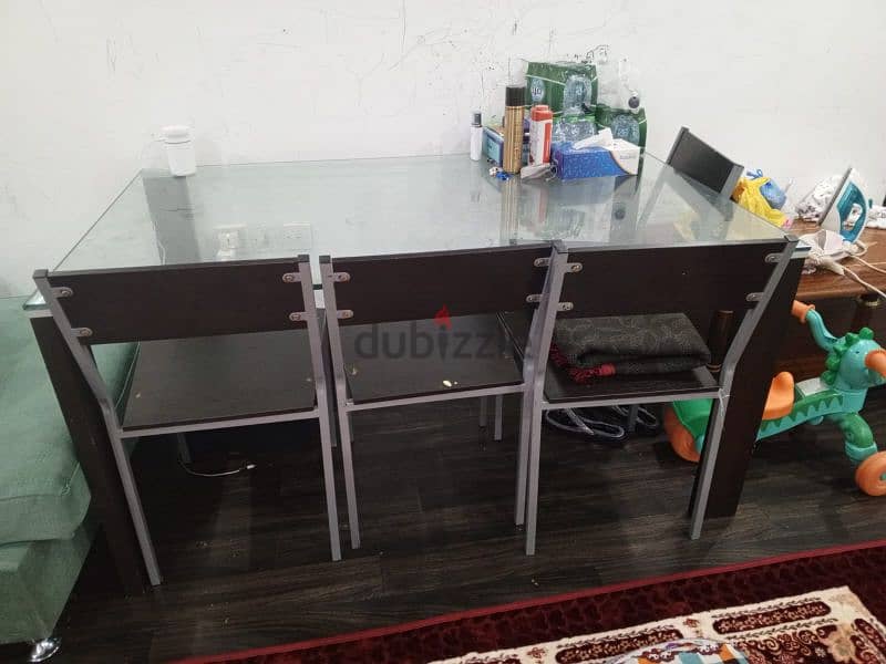 Sofa Set 7 Seater and Dining Table with four chairs for sale 0