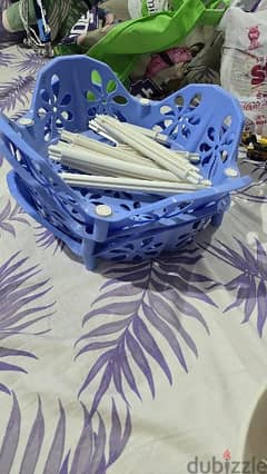 take small ikea tables  in 2kd each. . . vegetable basket for 1kf 0