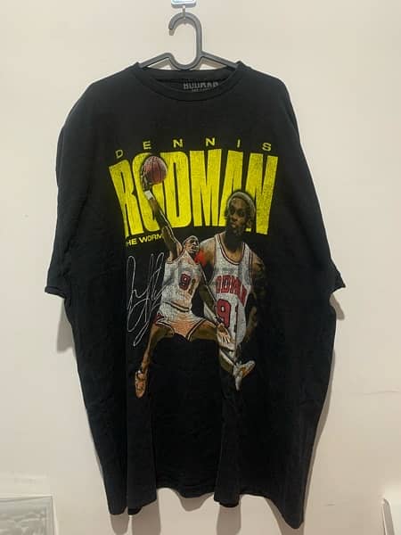 Rodman shirts xxxl size used fair condition for big boys only 2