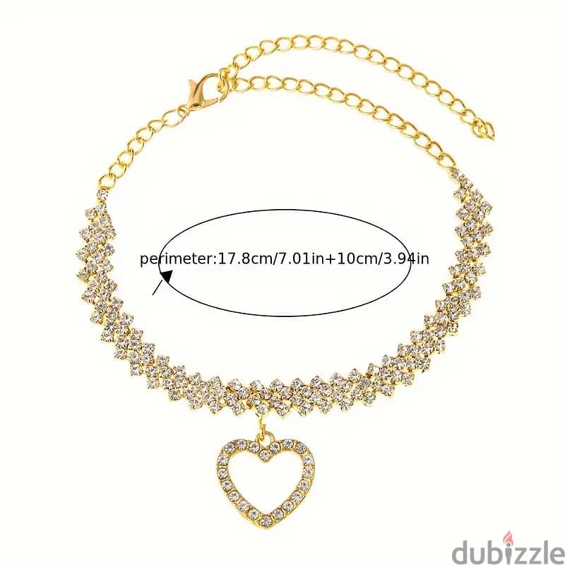 Luxury Shiny Zircon Tennis Anklet 2