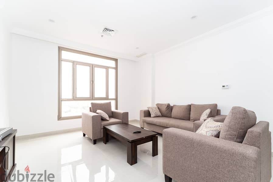 Salmiya - furnished, one bedroom apartment w/pool 1