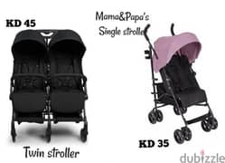 Strollers and Cot 0