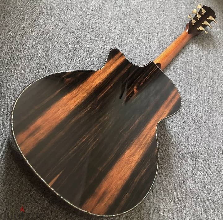 cocobolo sides and back, high quality GA body acoustic guitar ebony f 5