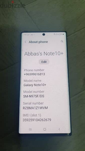 NOTE 10+ 256GB  RAM 12GB 1