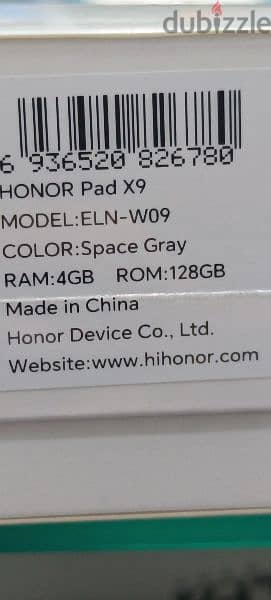 Honor pad X9 WITH FLIP COVER 4GBRAM 128gb storage 2