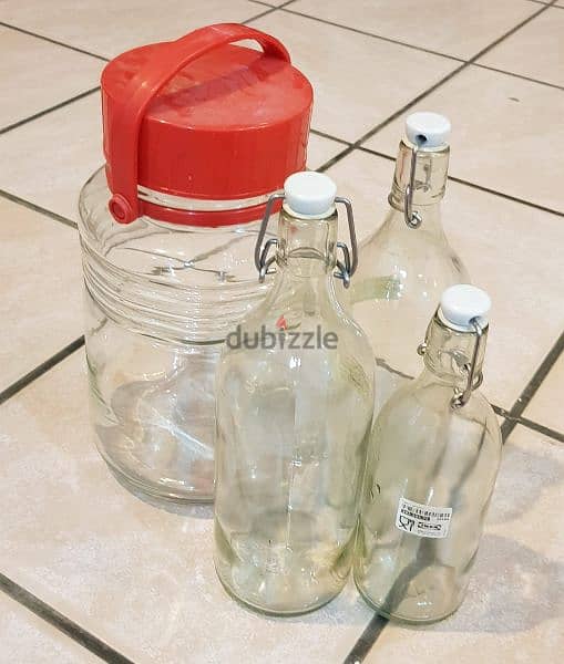 18pcs long 11pcs small glasses 3 IKEA Bottles 1 Big Storage Bottle 1