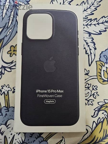 Iphone 15 pro Max Original Apple finewoven case 0