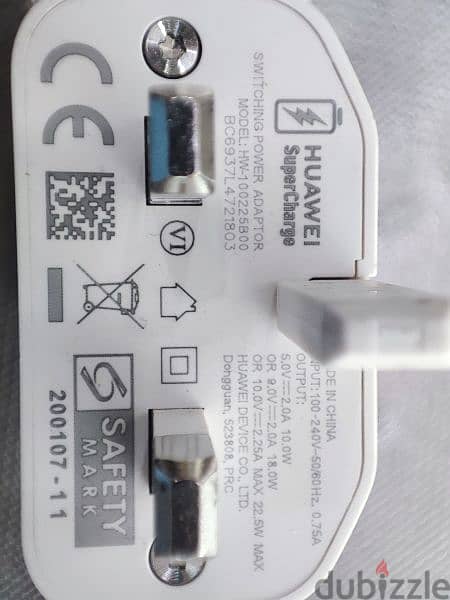 Original Huawei chargers 45W and 22.5W 1