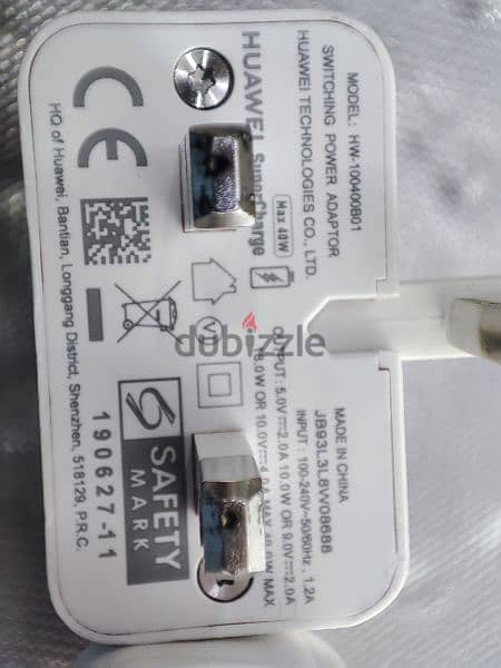 Original Huawei chargers 45W and 22.5W 2