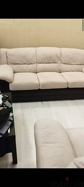 sofa like new with cover from ghanim home 65 kd 66474786 4