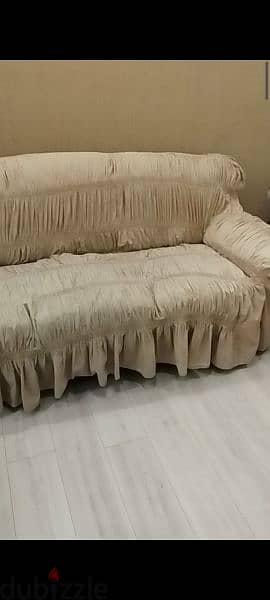 sofa like new with cover from ghanim home 65 kd 66474786 10