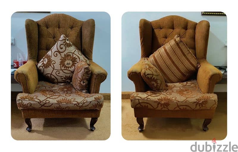 2 sofa chair  available for sale 3