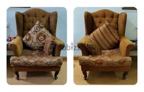 urgent 2 sofa chairs for sale 0