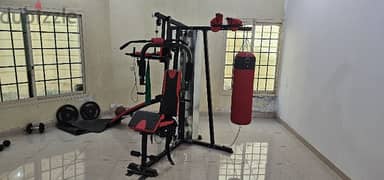 Full Gym Set 4 stations with Boxing Bag 0