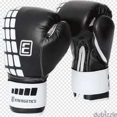 Leather boxing gloves