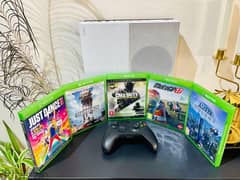 Xbox One S 500GB Console + Xbox Series X Controller (Black) + 5 Games 0