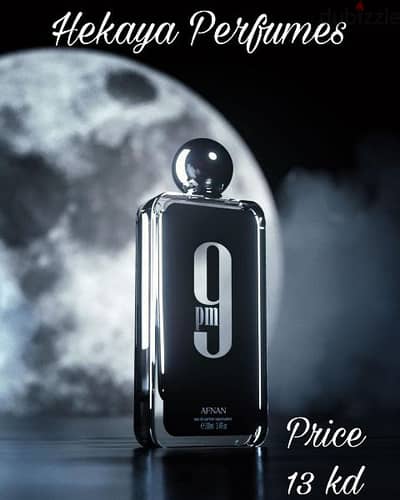 9PM pour homme EDP by Afnan only 13 kd and free delivery almost places