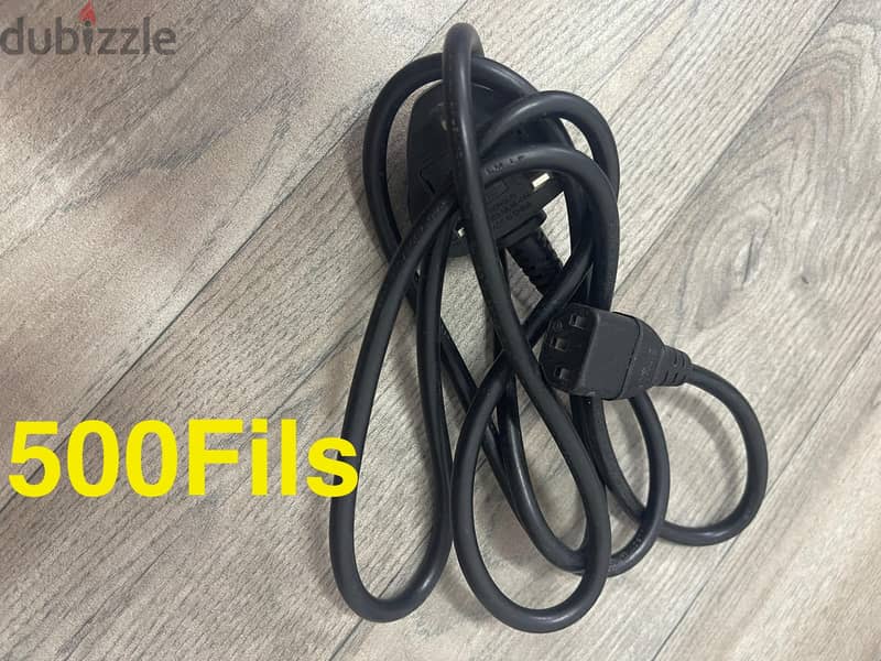 Computer cables 500Fils each 2