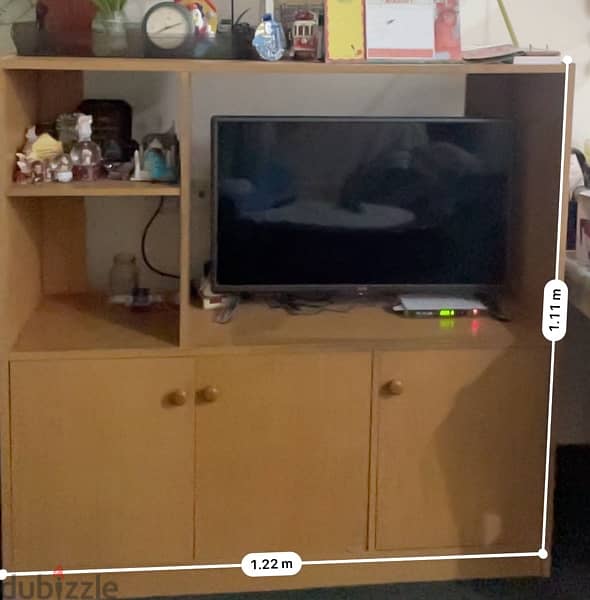 Wooden TV cabinet Bookcase combo 0